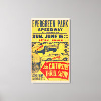 Joie Chitwood Thrill Show Canvas Art Print