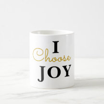 Joie dans chaque gorgée - Mug de script or