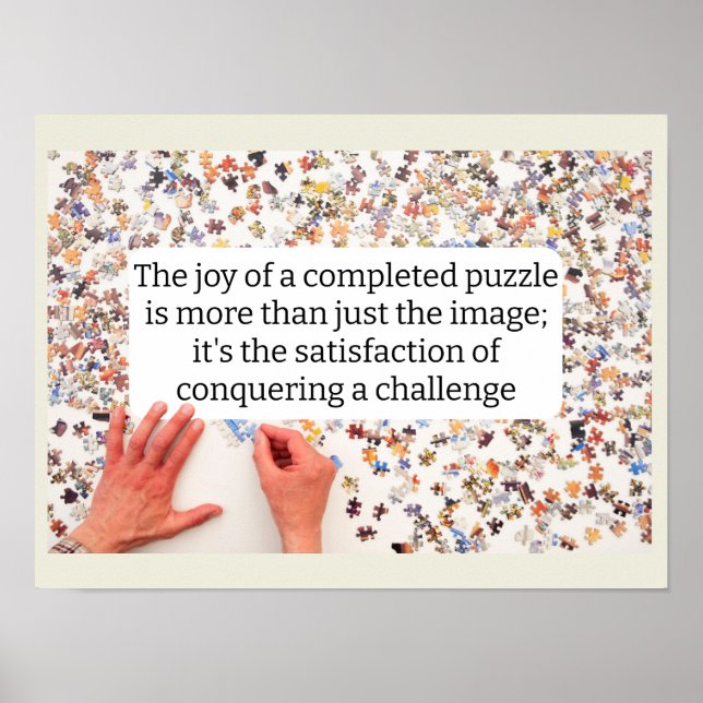 joie de jigsaws affiches puzzle cadeau (Devant)