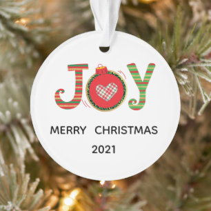 Joie de Noël Rouge Vert Vacances