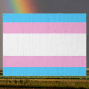 Joie de papier de soie de Fierté Trans