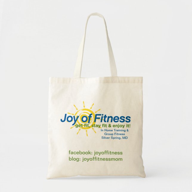 Joie de sac réutilisable de forme physique (Devant)