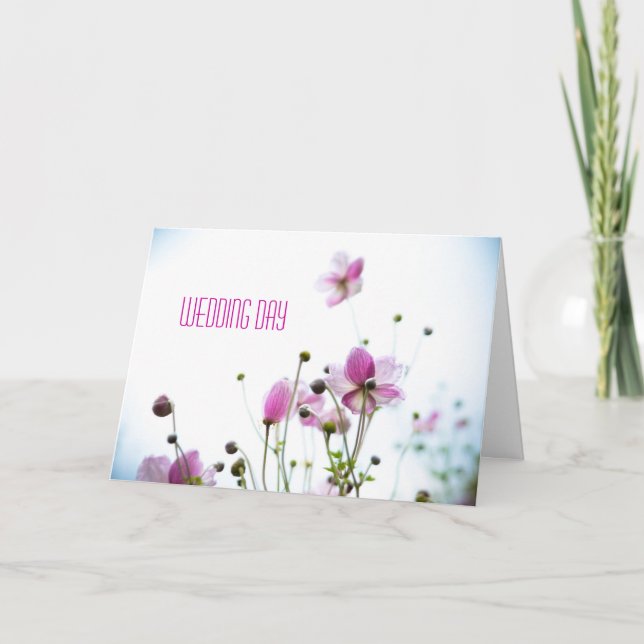 Joie de Vivre • Carte de félicitation de mariage (Devant)
