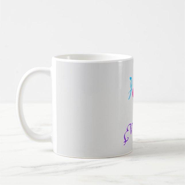 Joie de vivre coffee mug (Left)