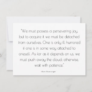 Joie et encouragement - Carte de voeux