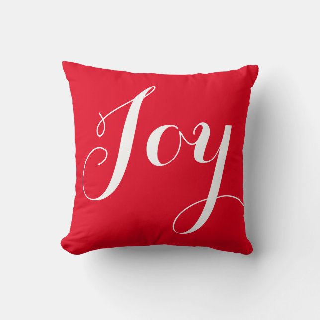 "Joie" Oreiller de Noël/Vacances (Recto)