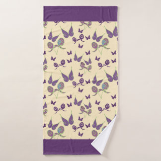 Joie Papillon dans Serviette de Bain Crème