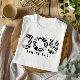 Joie pour les hommes et les femmes T-shirt chrétie