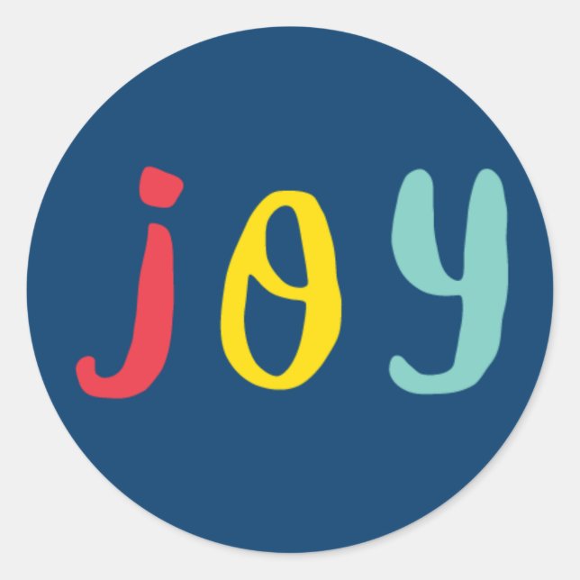 Joie toujours brillante Multi-Couleur | Stickers V (Devant)