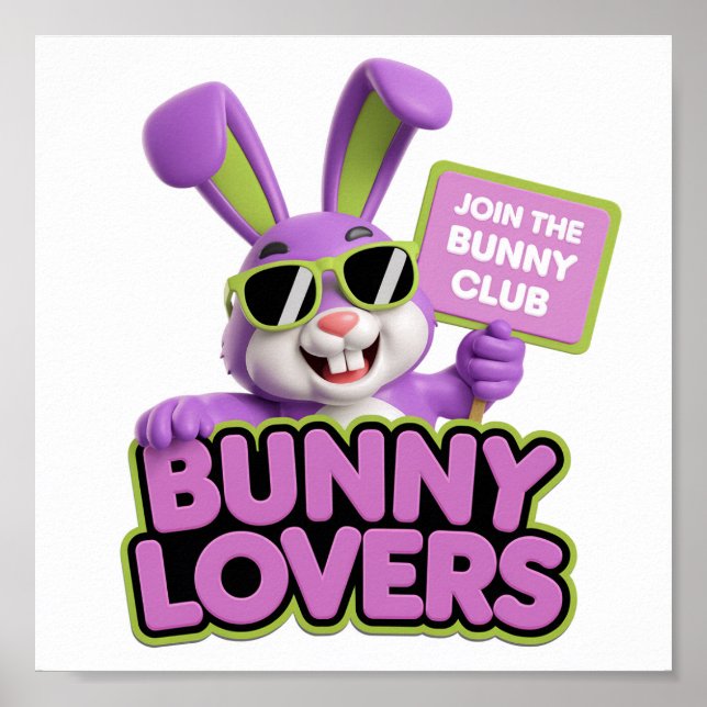 Join Bunny Lovers Club: Fun Poster (Front)
