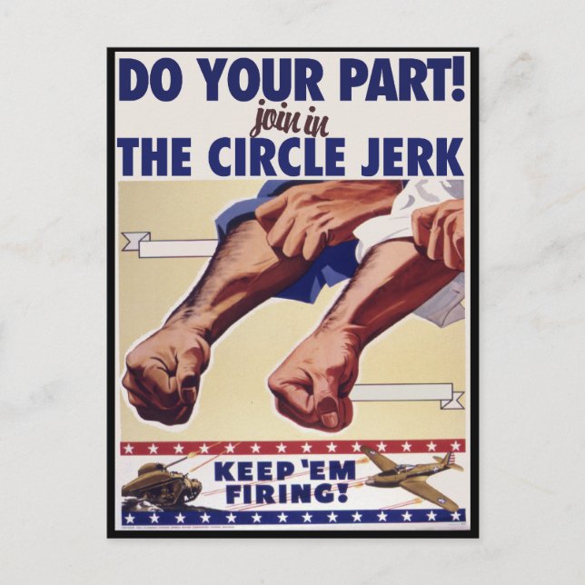 Join in the Internet Circle Jerk Postcard (Front)