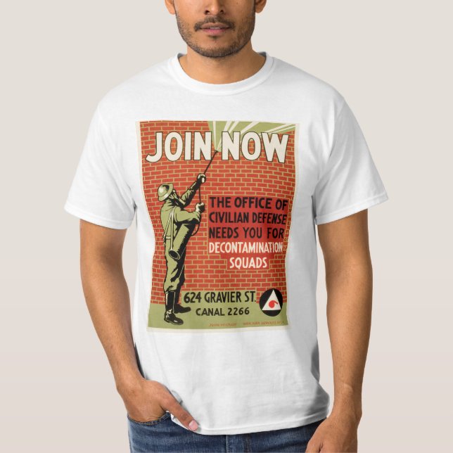 Join Now ~ Civil Defence T-Shirt (Front)