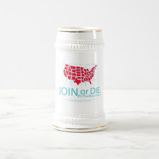 Join or Die Beer Stein