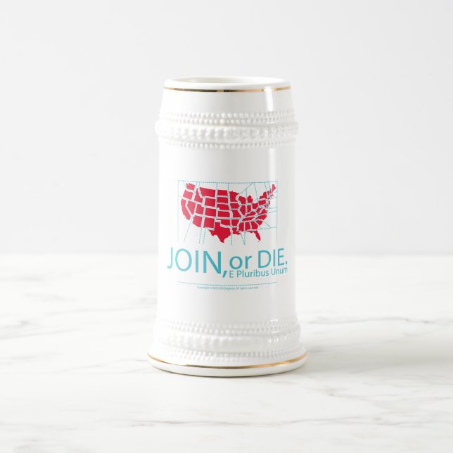 Join or Die Beer Stein (Center)
