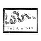 Join or Die Black and White Vintage Patriot