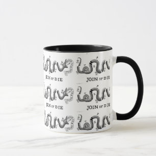 'Join or Die' Historic Colonial Unity Image Mug