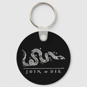 Join or Die Keychain
