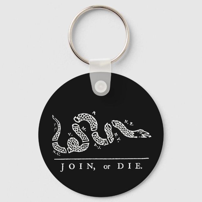 Join or Die Keychain (Front)