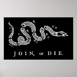 Join or Die Print