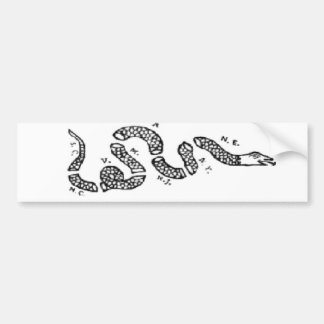 Join Or Die Snake Bumper Sticker