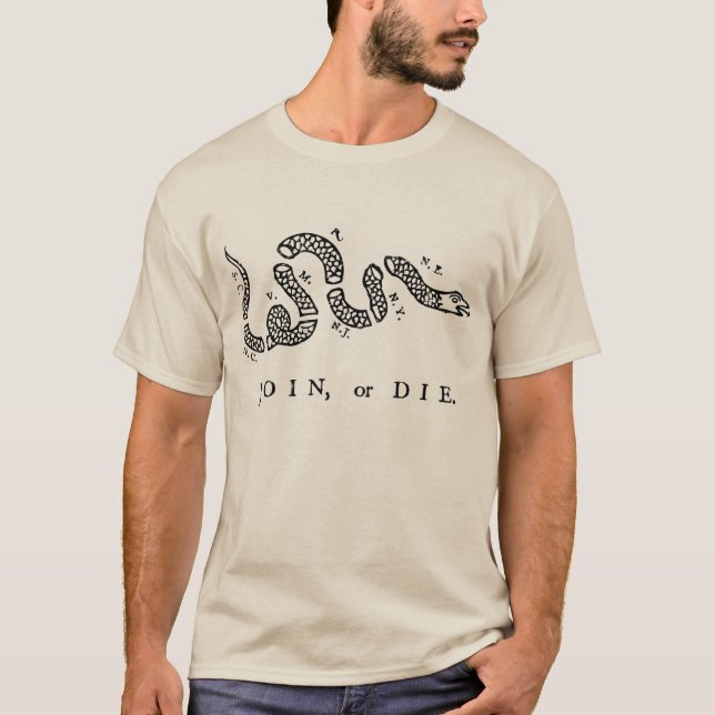 Join or Die T-shirt (Front)