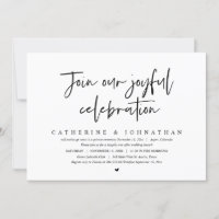Join Our Joyful Celebration, Wedding Brunch 