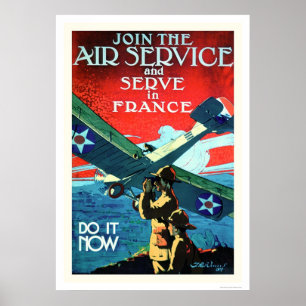Join the Air Service and Serve in France (US02052) Poster