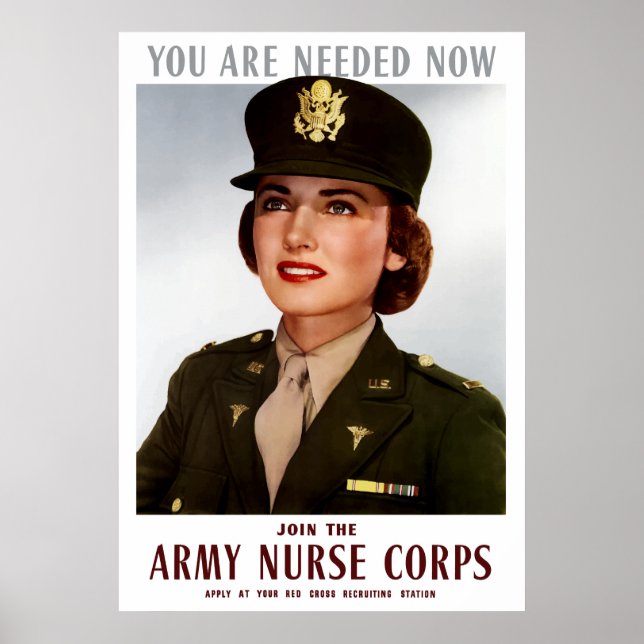Join The Army Nurse Corps Poster (Front)