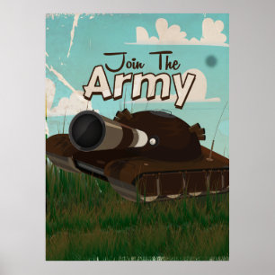 Join the Army Vintage Poster