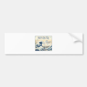 Join the Blue Wave 2018 Bumper Sticker