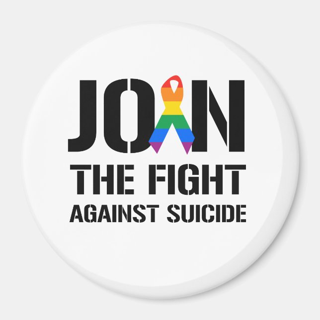 Join the fight against gay suicide magnet (Front)