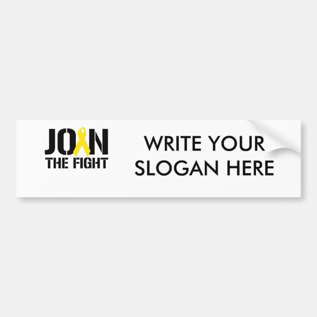 JOIN THE FIGHT BUMPER STICKER (Front)