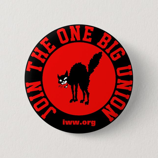Join the IWW 2 Inch Round Button (Front)
