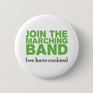 Join the Marching Band 2 Inch Round Button