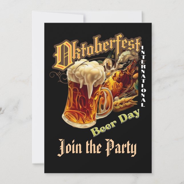 Join the Oktoberfest Party (Front)