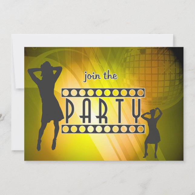 Join The Party Invitation (Front)