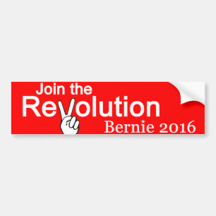 Join The Revolution Bernie 2016 Bumper Sticker