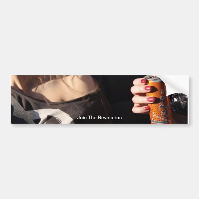 Join The Revolution Bumper Sticker Verve w/women (Front)