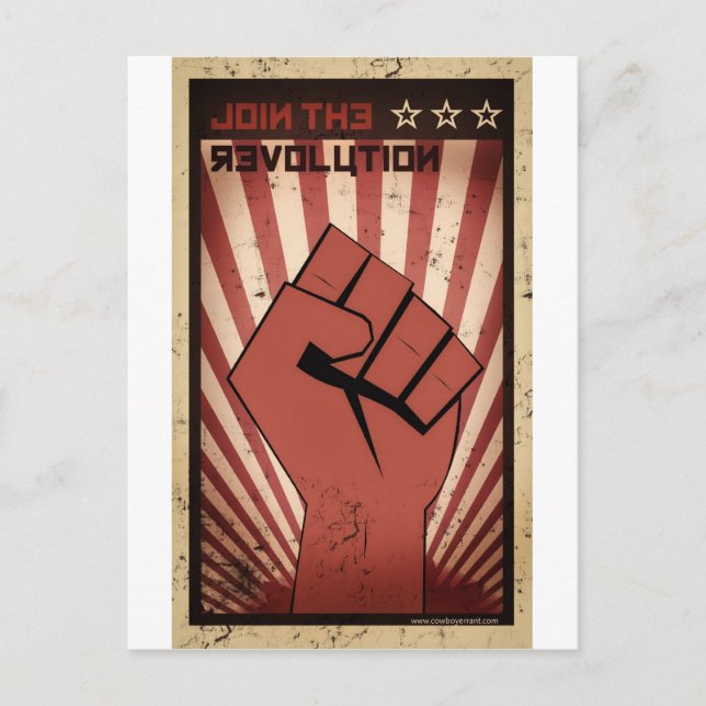 Join the Revolution Postcard (Front)