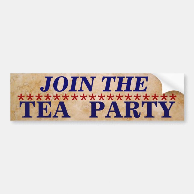 Join the Tea Party Bumper Sticker (Front)