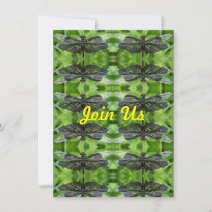 Join Us Dragonflies Invitation
