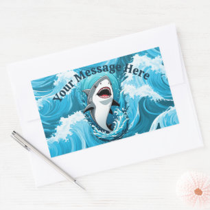 Join Us For a Bite Shark Sticker
