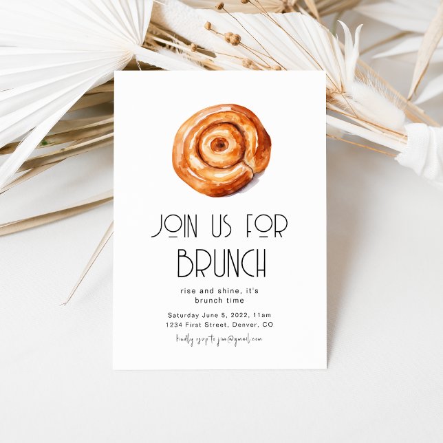 Join Us For Brunch Party Invitation Template (Creator Uploaded)