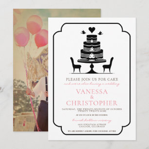 Join Us For Cake Wedding Invitation