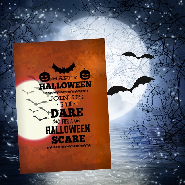 Join Us If You Dare For A Halloween Scare Invitation (Creator Uploaded)