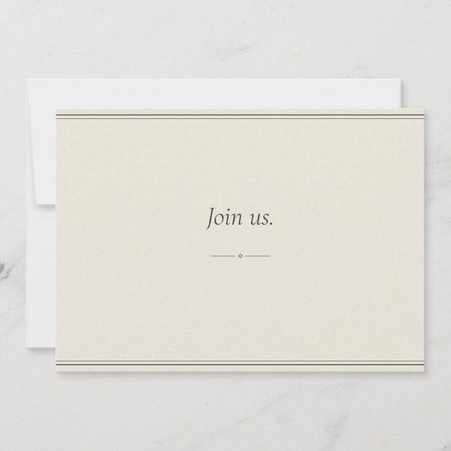 Join us — Invitation Template (Front)