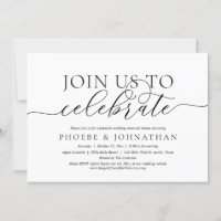 Join Us To Celebrate, Wedding Rehearsal Dinner