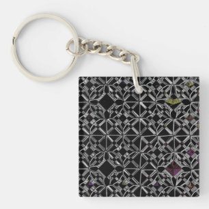 Joined at the Crossroads Acrylic Key Ring