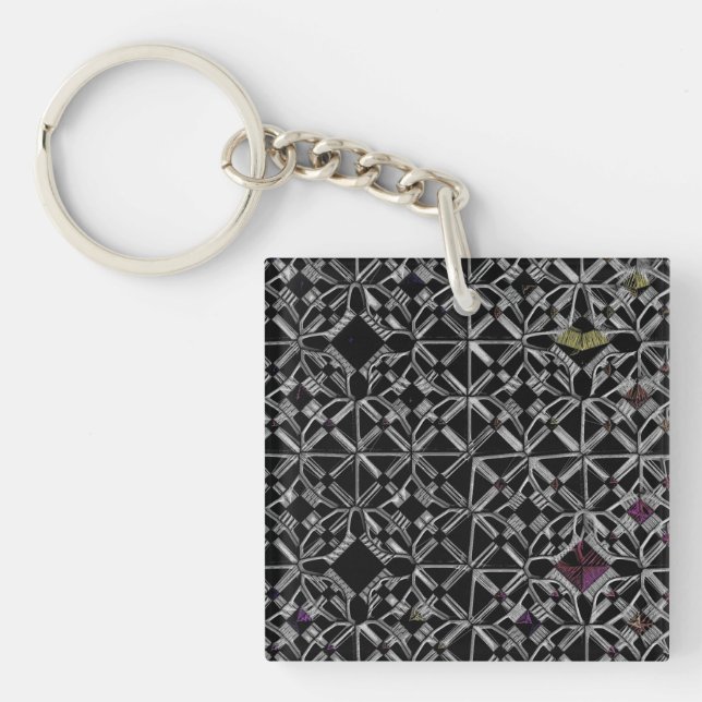 Joined at the Crossroads Acrylic Key Ring (Front)