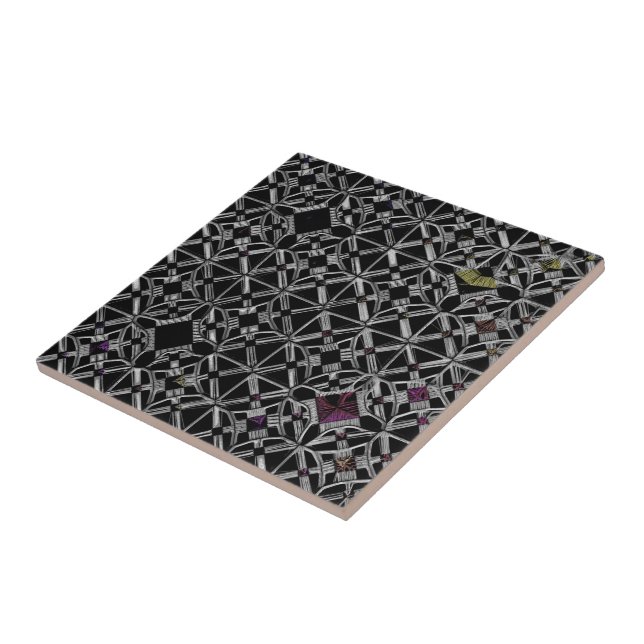 Joined at the Crossroads Ceramic Tile (Side)